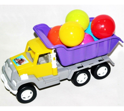 Самосвал с шариками "ЯУ" (05-520-4)